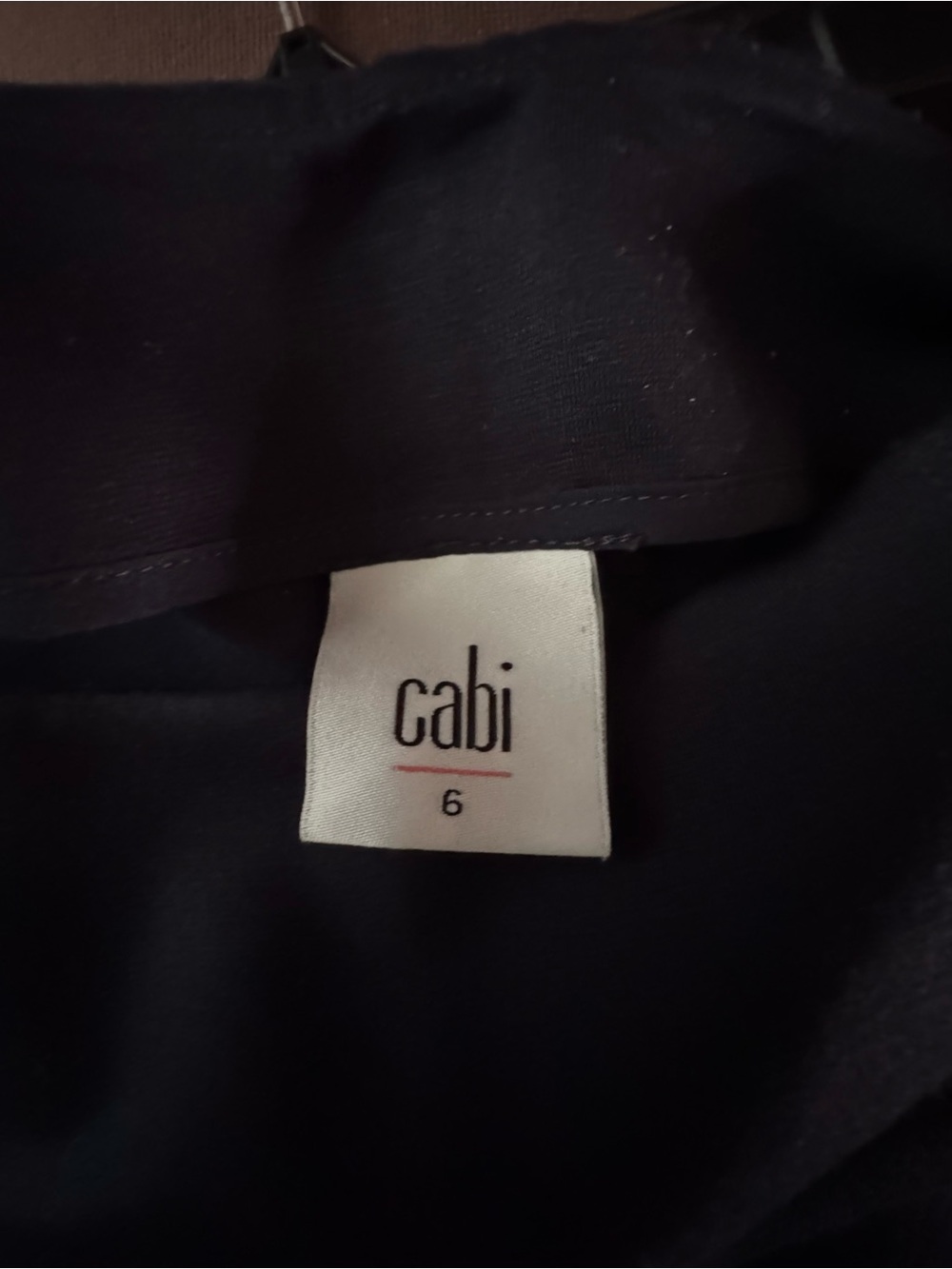 CAbi Navy Women's Skort with Subtle Ruffle at Hem - Picture 6 of 6